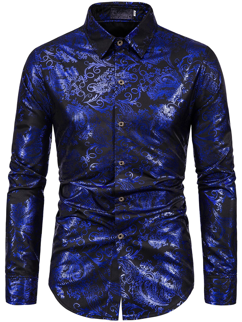 Thumbnail: Men Baroque Print Button Through Shirt