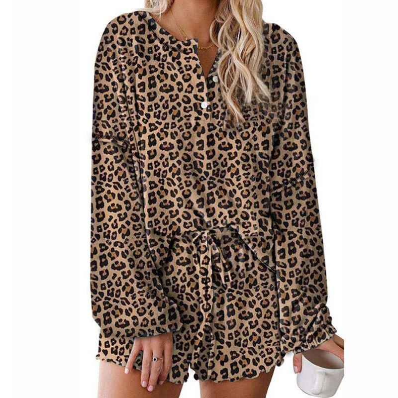 Thumbnail: Tie Dye Loungewear Set Shorts Lounge Women Home Wear Sleep Wear Pyjama Femme