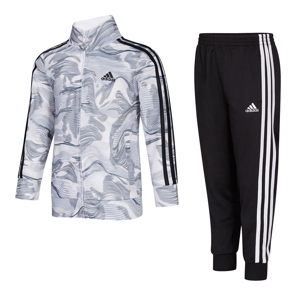 Thumbnail: Boys 8-20 adidas Printed Tricot Tack Set