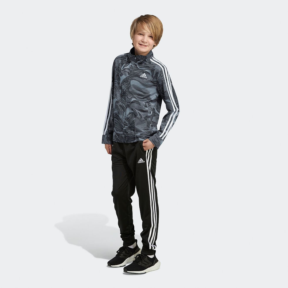 Thumbnail: Boys 8-20 adidas Printed Tricot Tack Set