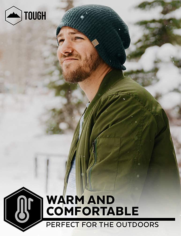 Thumbnail: Knit Beanie Winter Hats for Men and Women - Warm, Soft & Stretchy Daily Ribbed 