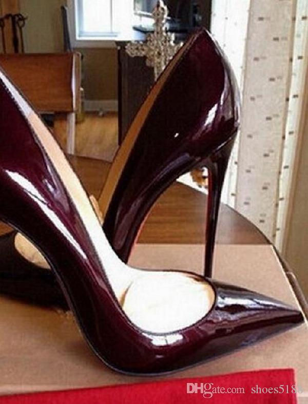Thumbnail: Top Quality 2018 Women Shoes Red Bottoms High Heels Sexy Pointed Toe Red Sole 8