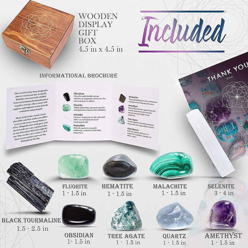 Thumbnail: Protection-Crystalya Premium Grade Crystals and Healing Stones for Protection E