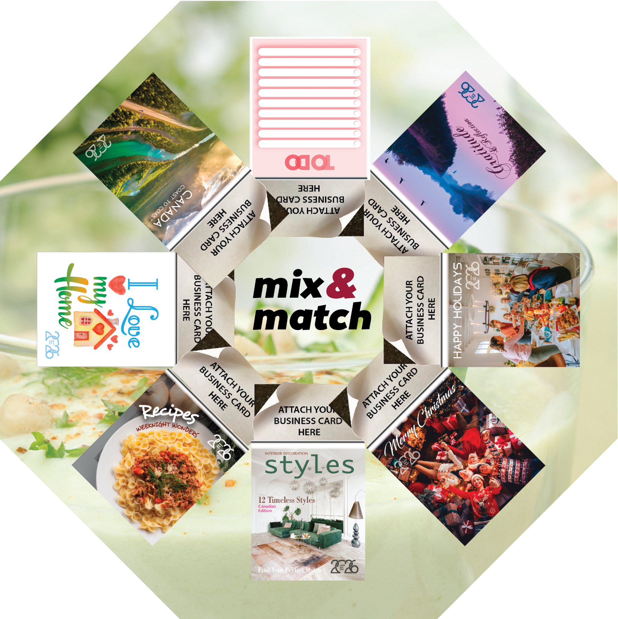 2026 Canadian Tear-off Magnetic Calendars