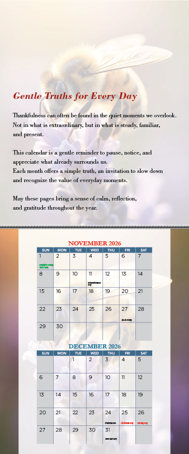 Thumbnail: Thankfulness - 2027 Tear-off Magnetic Calendars
