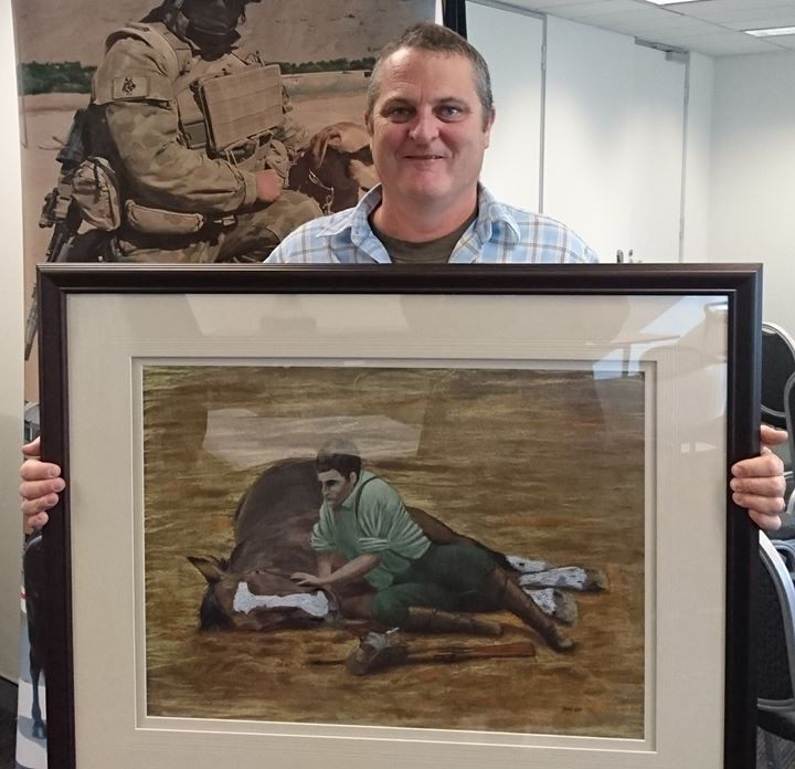 Veteran artist Brad Kay Army Art talks veteran mental health and post traumatic stress disorder and the benefits of arts engagement and art therapy for military personnel