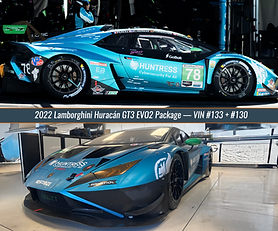 2022 Lamborghini Huracán GT3 EVO2 Package — VIN #133 + #130