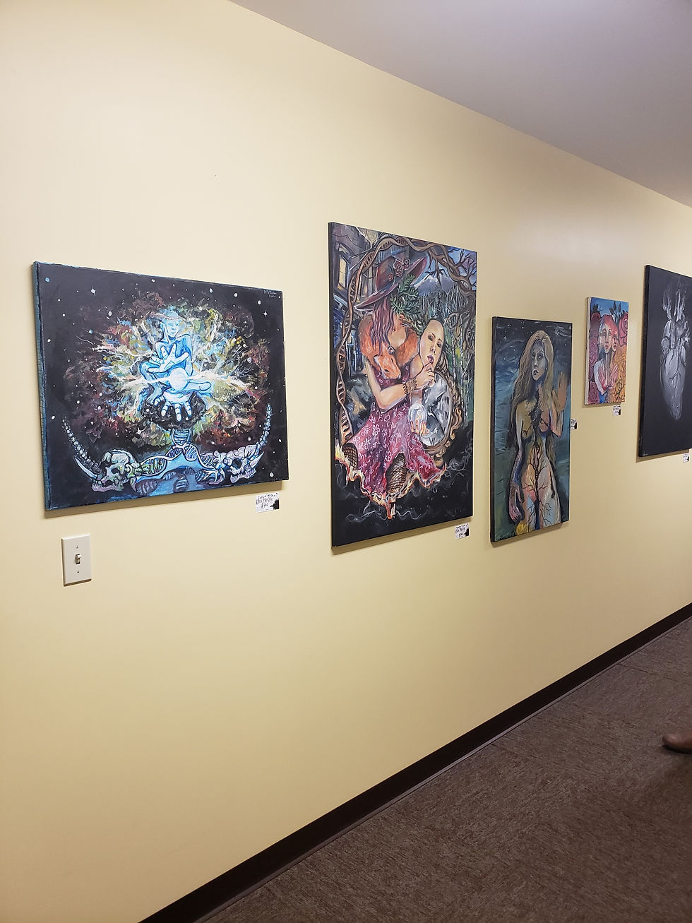 Paintings in Morrisville VT, 12/2018
