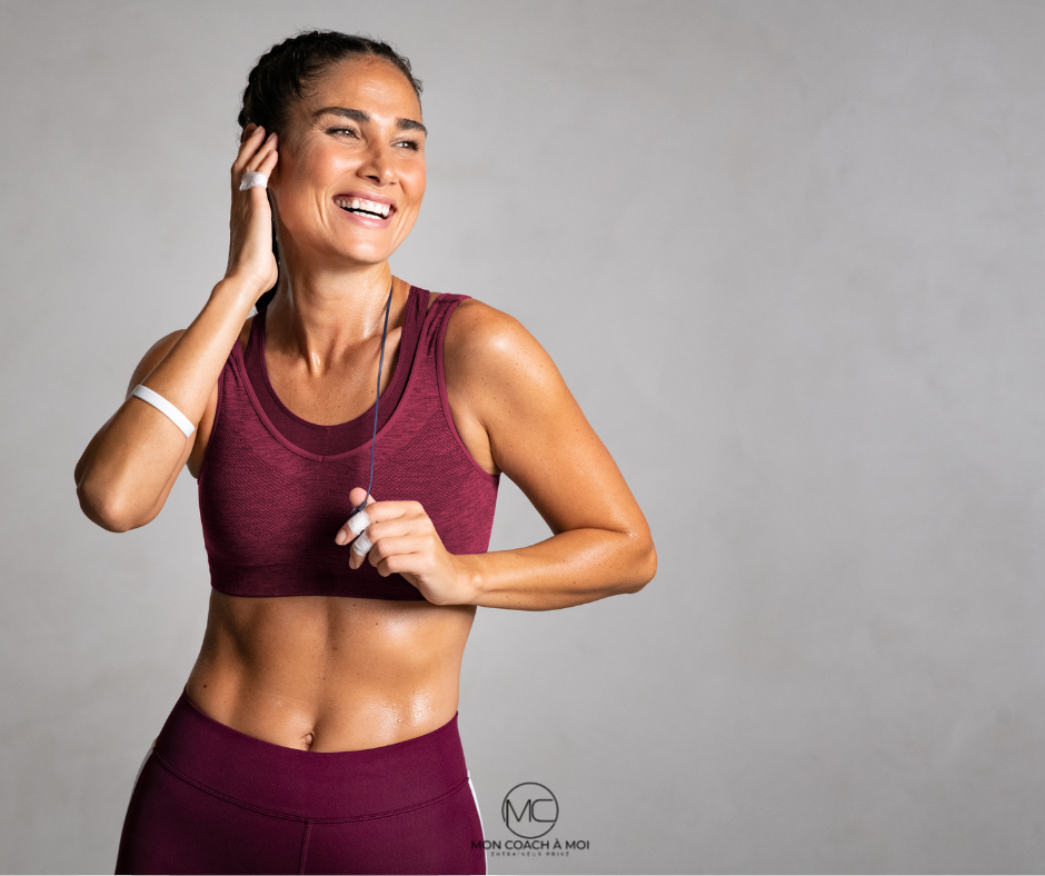 Femme heureuse et sportive 45 ans et plus- Mon coach à moi - entrainement privé québec