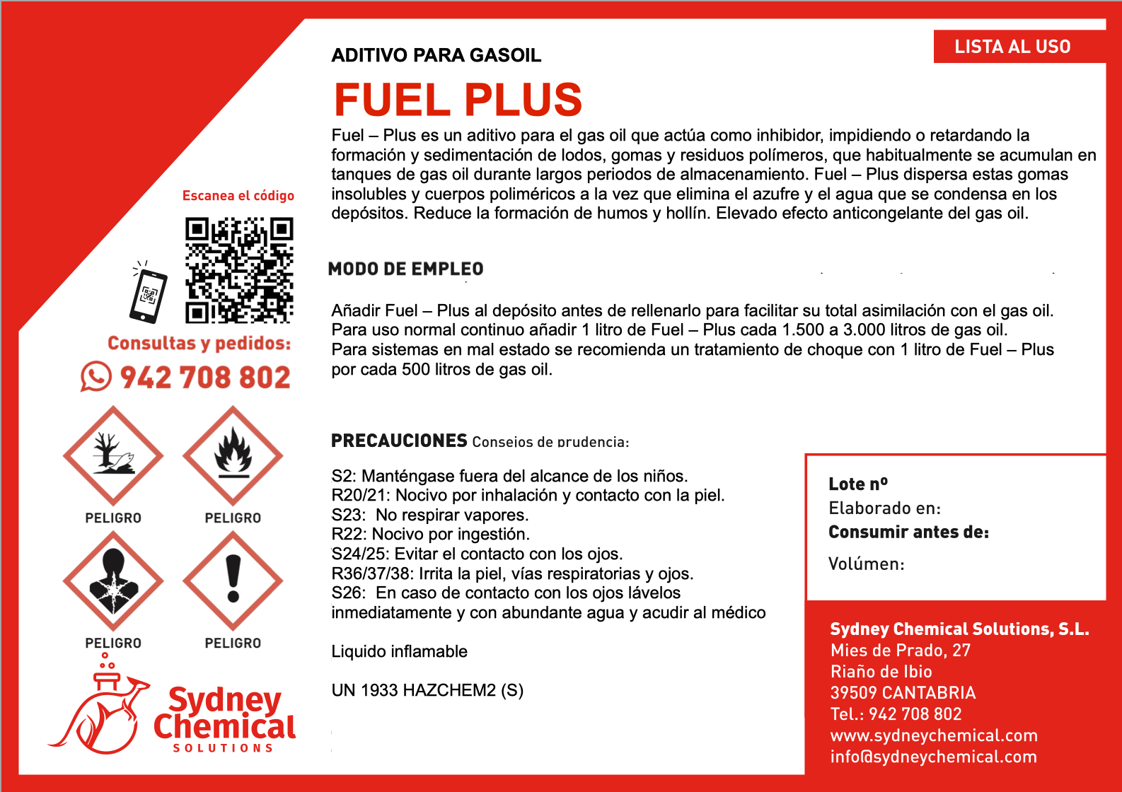 FUEL PLUS