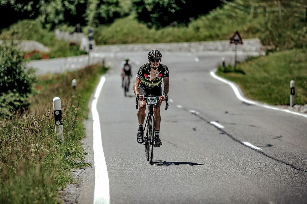 Meik auf dem Rennrad