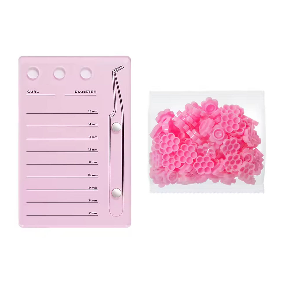 Thumbnail: Tweezer Tidy Kit – Magnetic Lash Tile + Wells, Tweezer Cleaner + Nozzle Wipes 