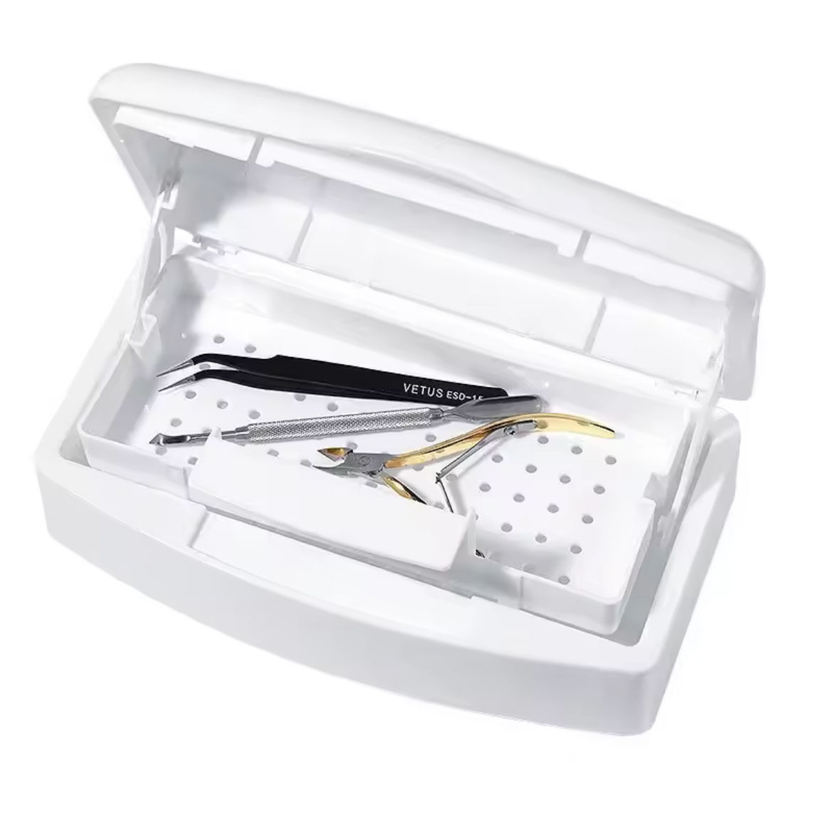 Lash Tool Disinfectant Box – Soak Tray for Tweezers & Lash Essentials