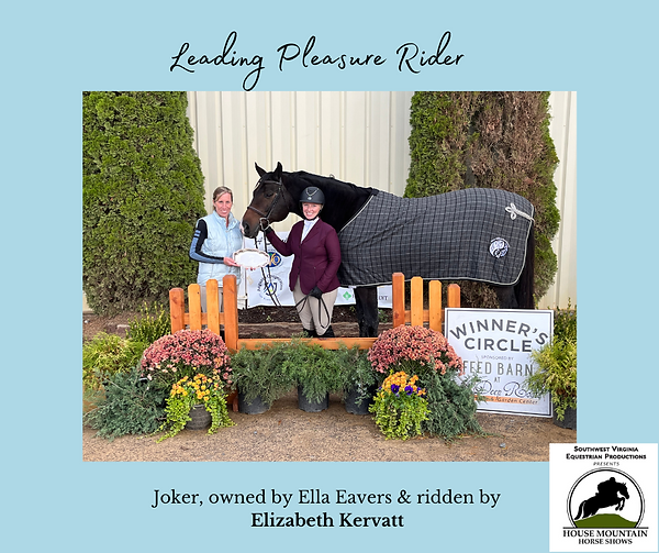 Hunter Jumper Virginia Horse Show House Mountain Horse Shows Lexington