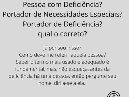 História do Termo Pessoa com Deficiência