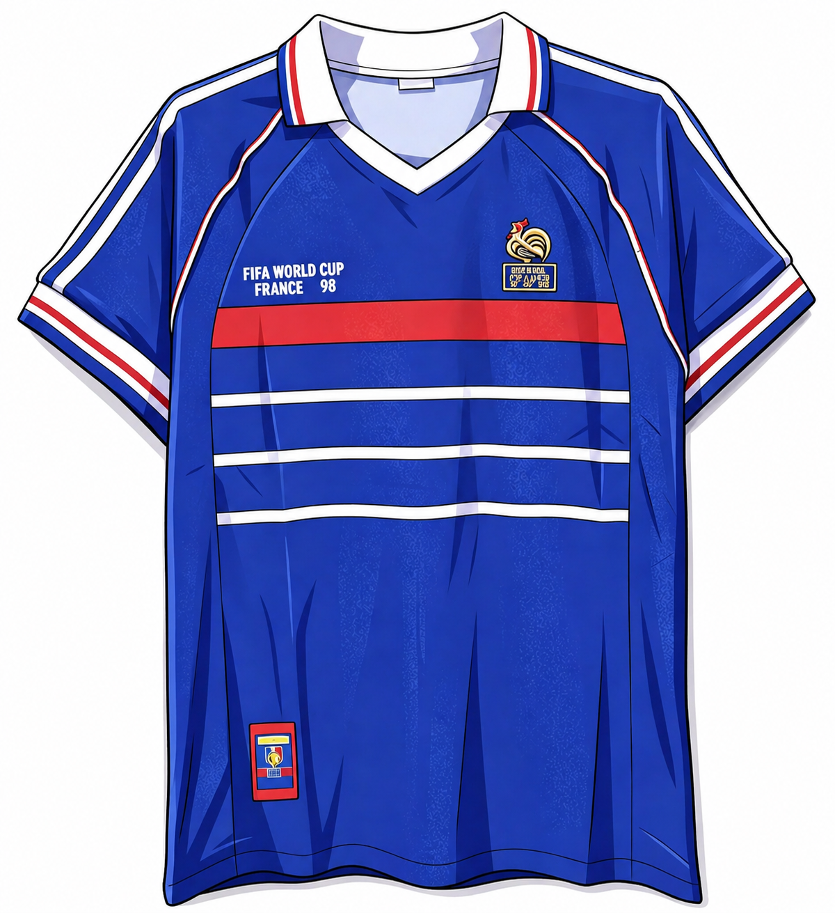 France 1998 Retro Jersey