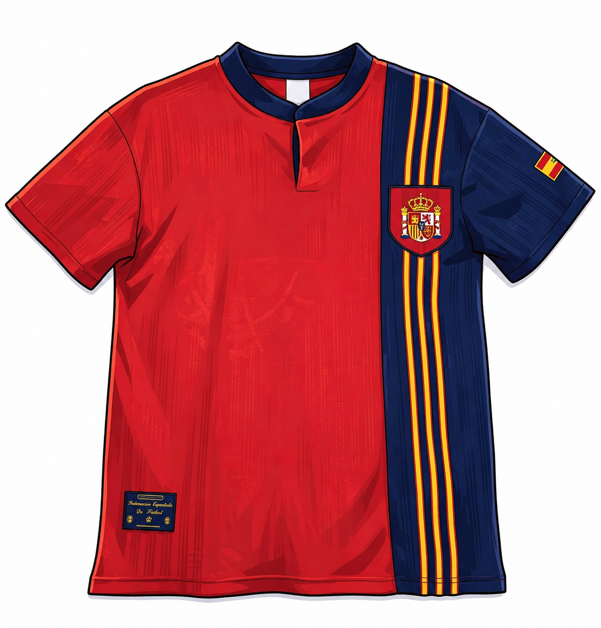 Spain 1996 Retro Jersey