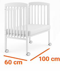 מיטת תינוק מתחברת למיטת הורים