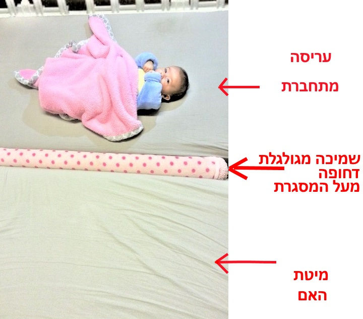 עריסה מתחברת למיטה