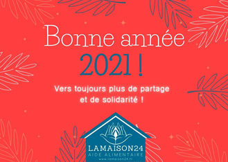 Meilleurs vœux pour 2021 et quelques bonnes nouvelles