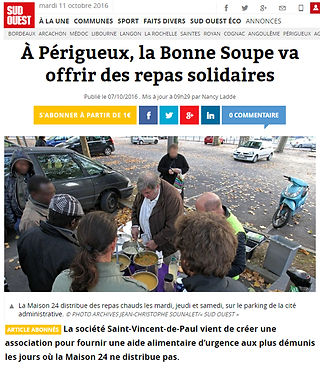 Sud Ouest 7 octobre 2016