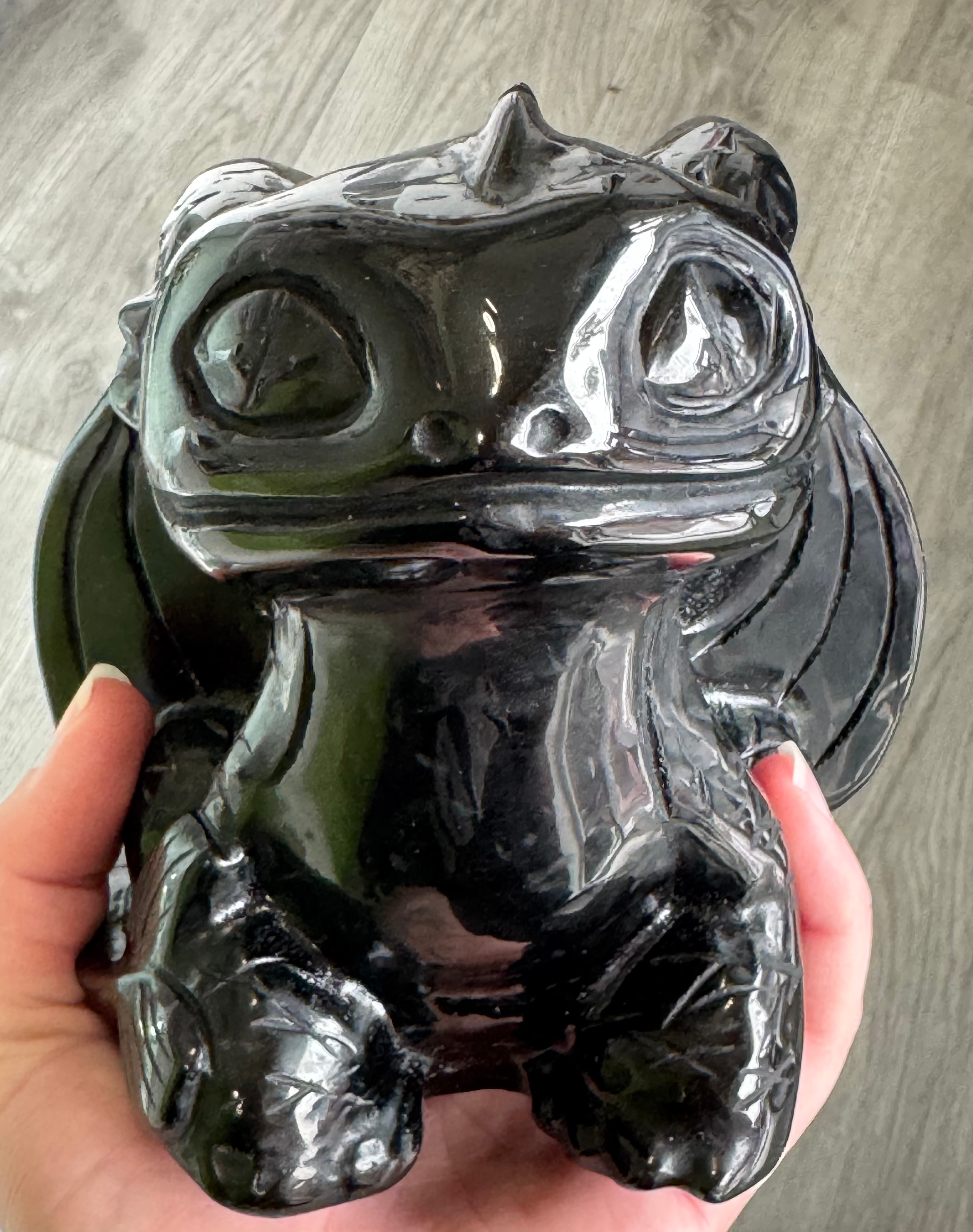 XL Black Obsidian Dragon