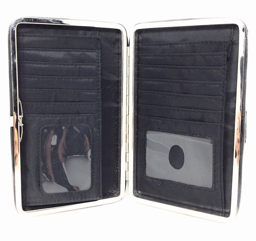 Thumbnail: Western Rhinestone Cross Buclke Handbag Purse with Magnetic Closure / Wallet