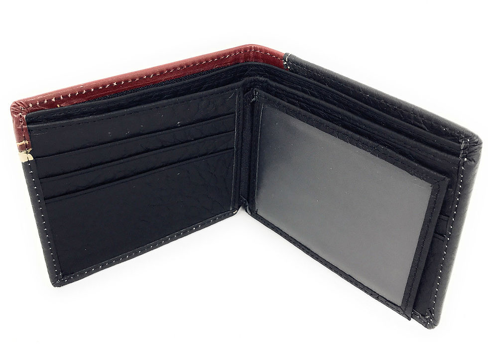 Thumbnail: Western Genuine Leather Floral Tooled Rodeo Concho Mens Short Bifold Wallet