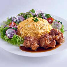 Tori Karaage Omu Rice.jpg