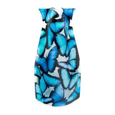 Blue Morpho Butterfly Vase