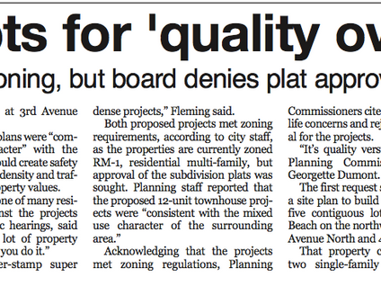 How have I been serving the community? Some articles from the Beaches Leader.
