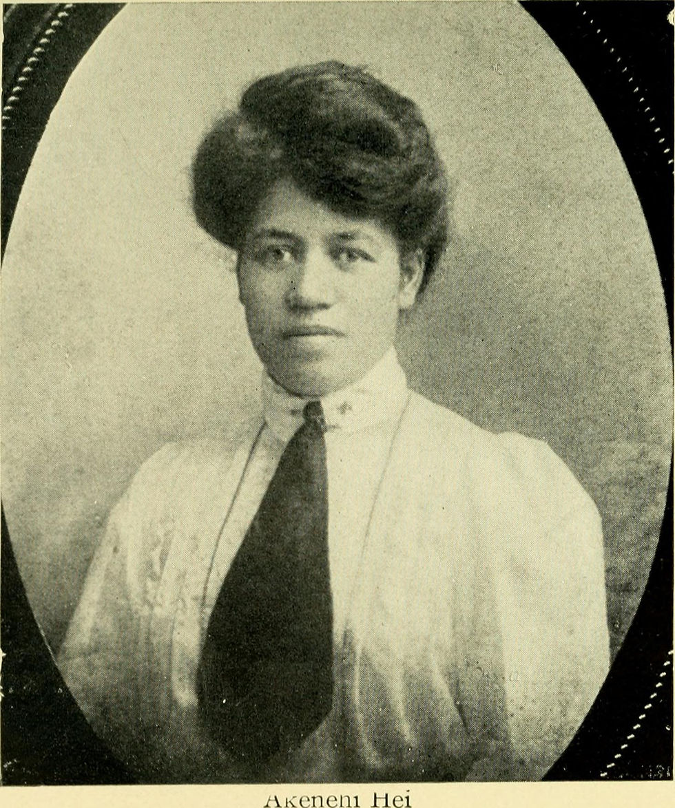 Portrait of Ākenehi Hei, Māori nurse and midwife, c.1908.