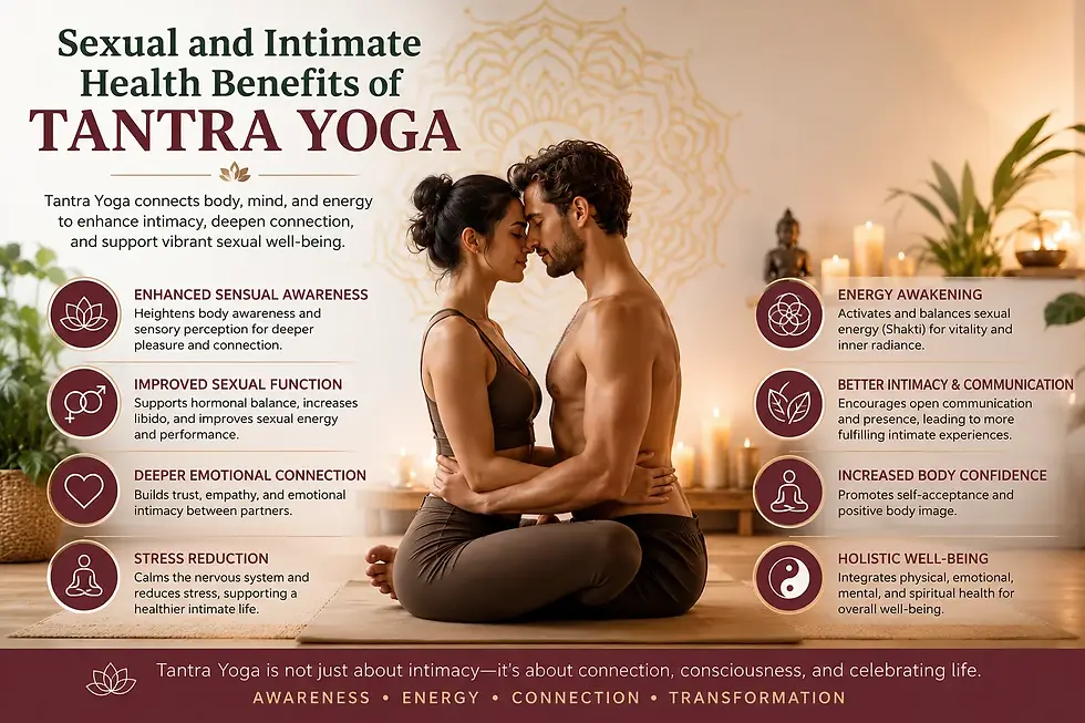 Sexual and Intimate Health Benefits of Tantra Yoga