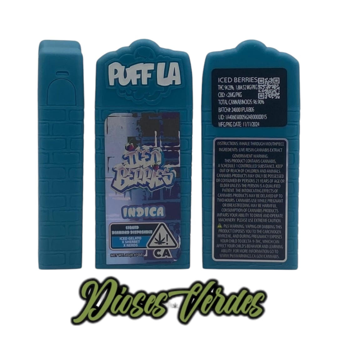 PuffLA Disposable 2Gr “Iced Berries” INDICA