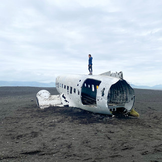 Crashed DC 3 plane