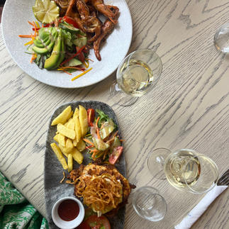 Dinner and wine