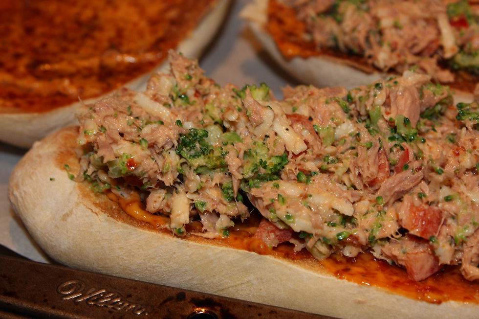 Tartines au Thon