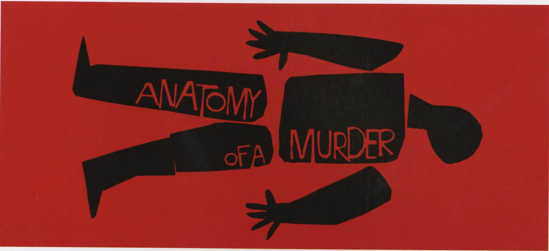 Káº¿t quáº£ hÃ¬nh áº£nh cho Anatomy of a Murder saul bass