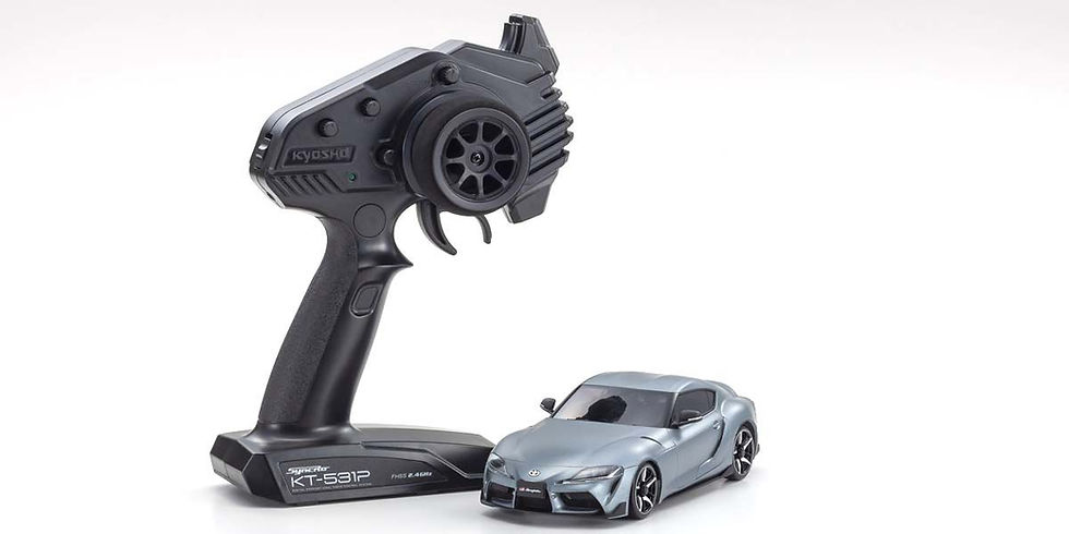 Mini-Z AWD Toyota GR Supra Matt Storm Gray Metallic - (K.32619GM)