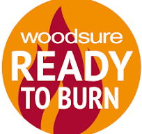 Woodsure ready to burn logo