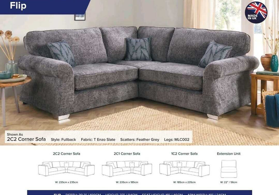 Flip 2C2 corner sofa