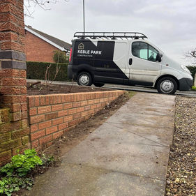 Keble Park Construction Ltd van parked on the street