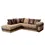 Thumbnail: Alora corner sofa, brown