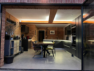 kitchen inside of new extension