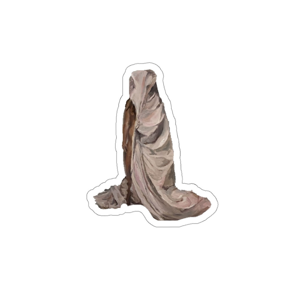 Thumbnail: head under the blankets Stickers