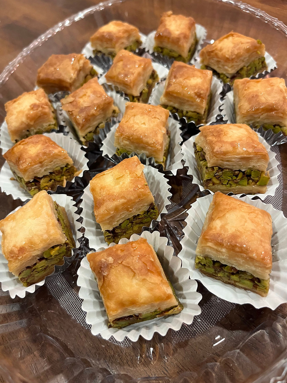 Thumbnail: بقلاوة  شامية بالفستق  baklava with pistachio 700 grams