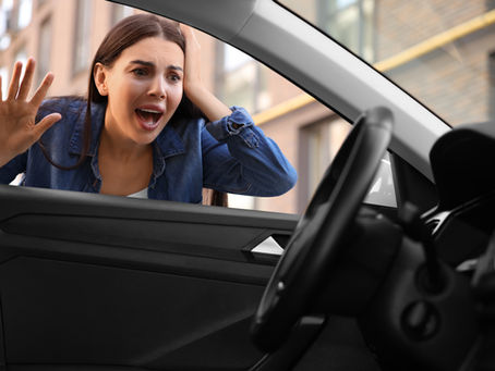 Woman locked out of her car