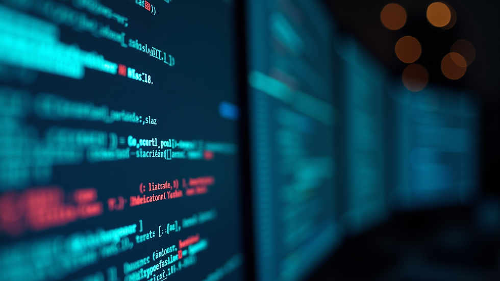 Close-up view of a computer screen displaying a cybersecurity interface