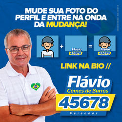 Peça - Flávio Gomes Vereador - Campanha 