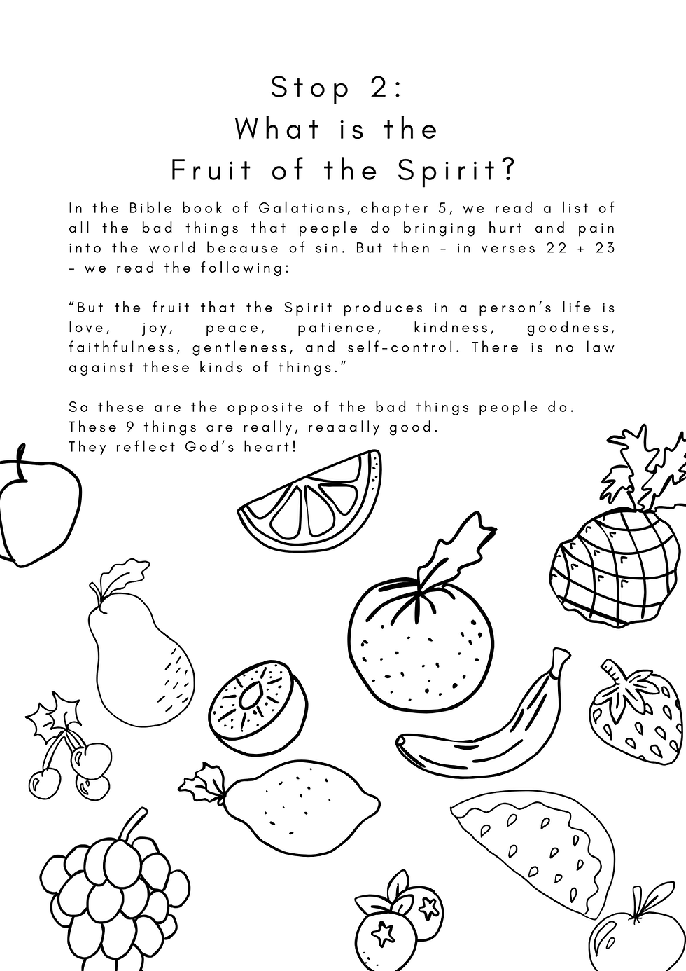 How to Teach Kids the Fruit of the Spirit